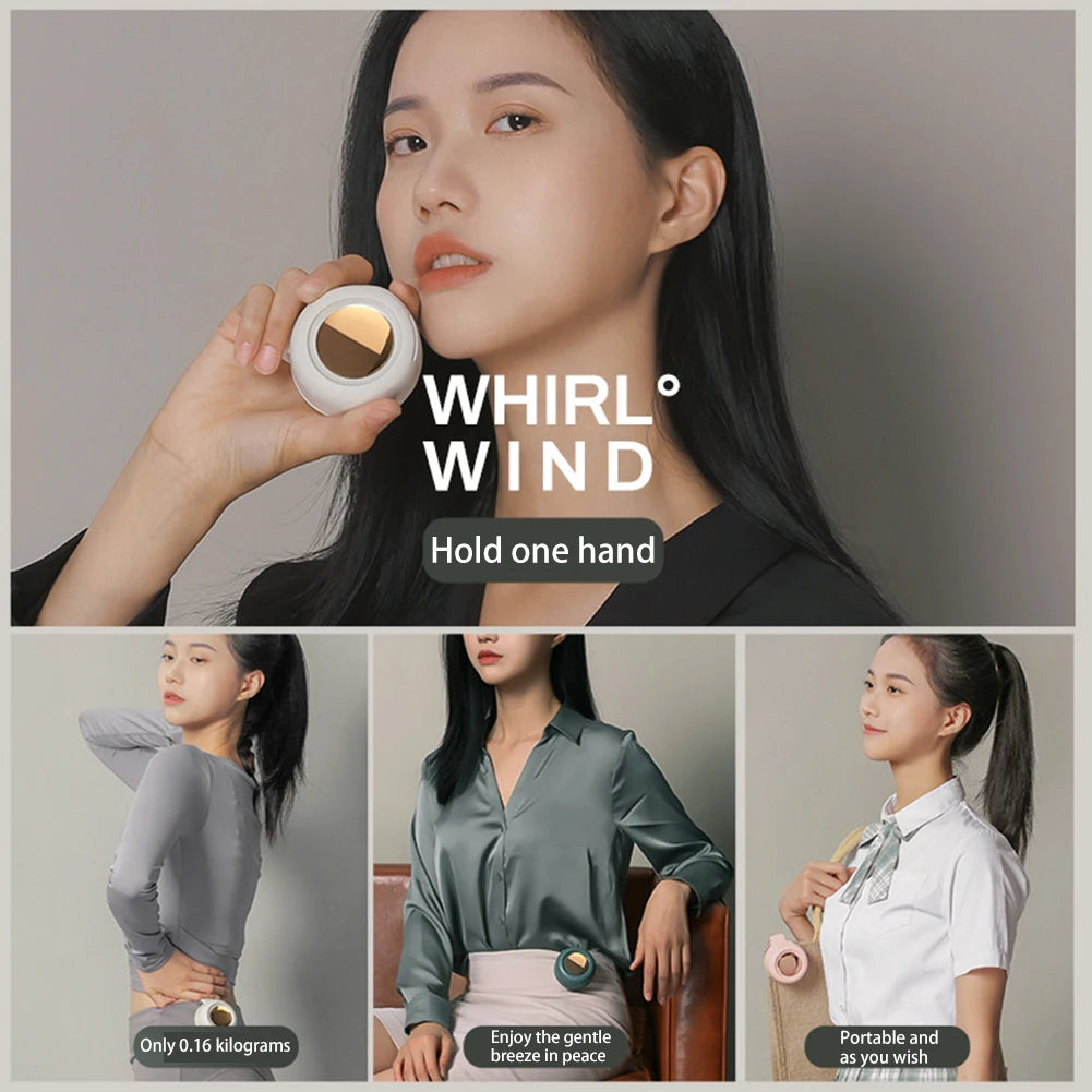 BreezeClip ™- Portable Mini Bladeless Fan
